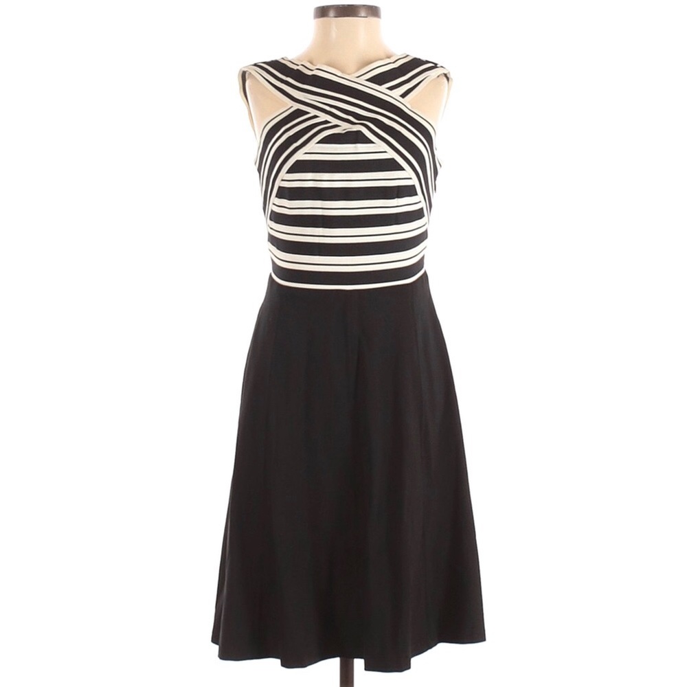 Anthropologie Maeve Crosswise Flare Bandage Dress - Picture 2 of 5